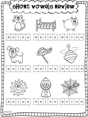 Short Vowel A Worksheets For First Grade