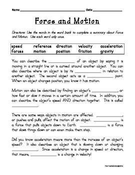 Friction Worksheet Pdf With Answers