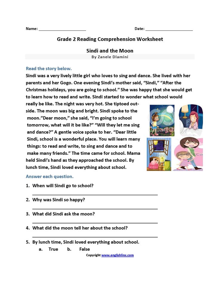 Functional Reading Comprehension Worksheets