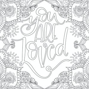 100+ Inspirational Quotes Coloring Pages Printable Pdf