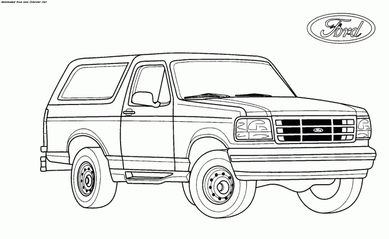 Ford Truck Coloring Pages