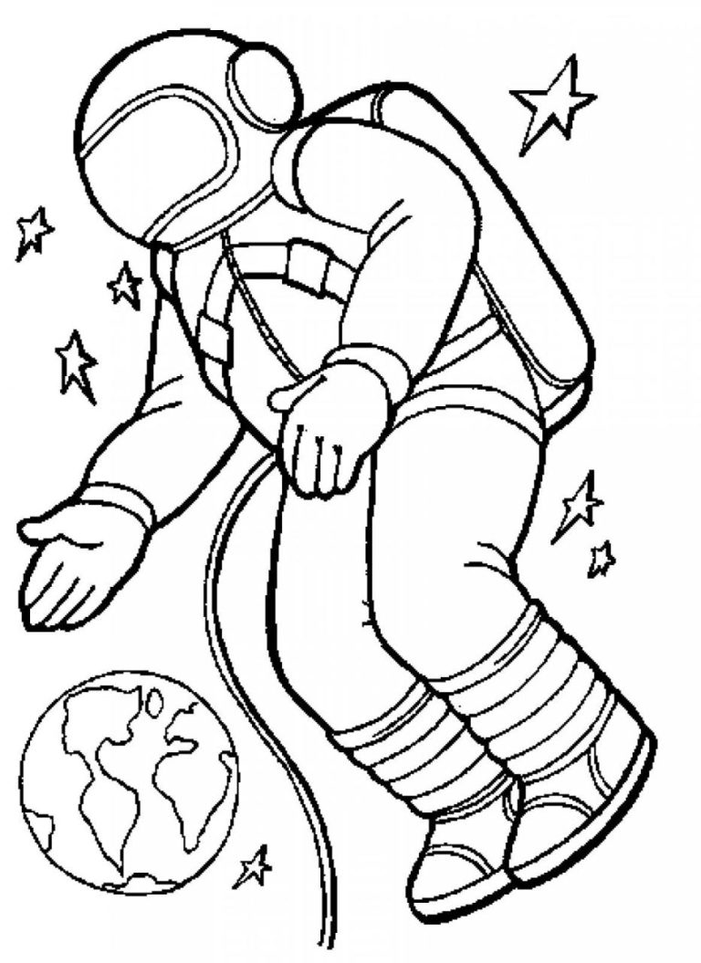 Coloring Page Space