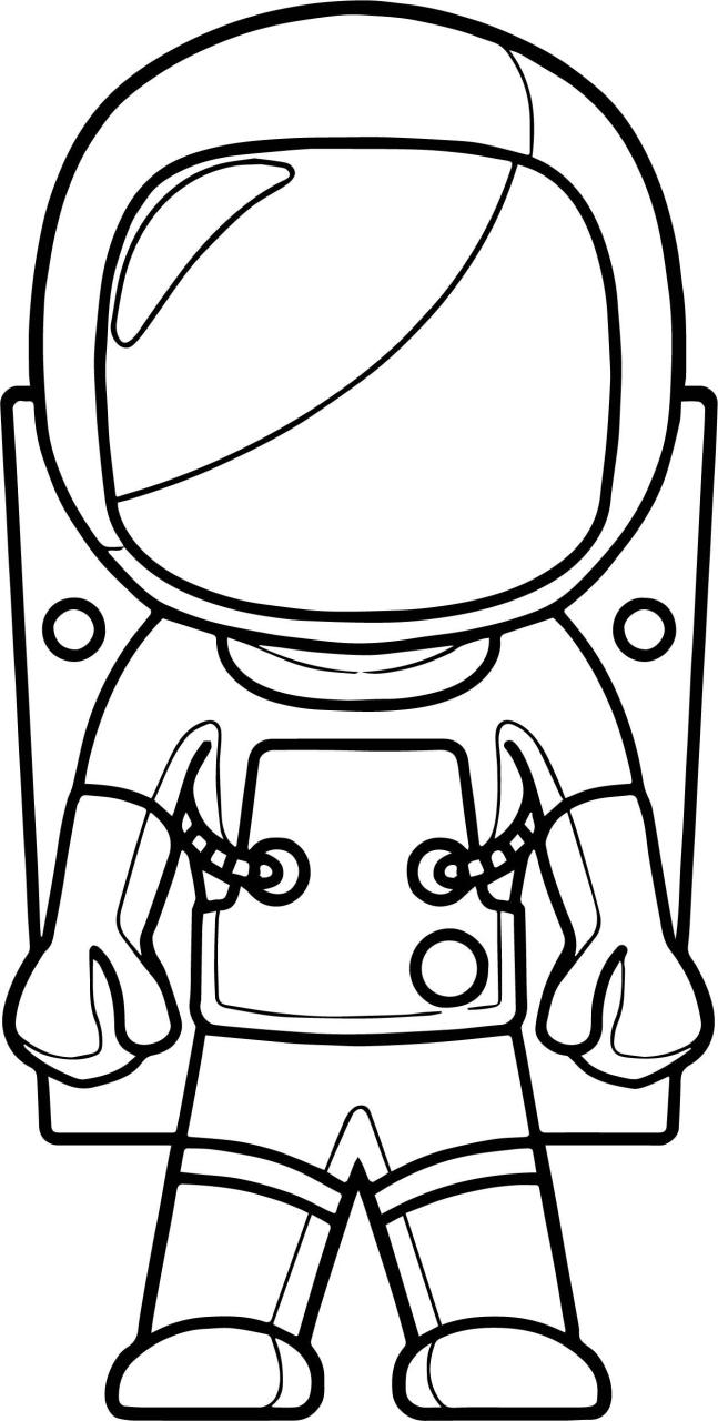 Astronauts Coloring Pages
