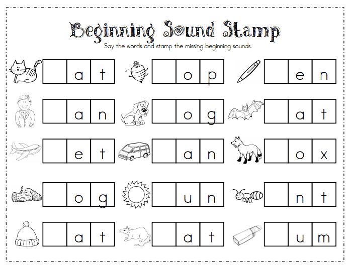 Kindergarten Free Letter Sound Worksheets