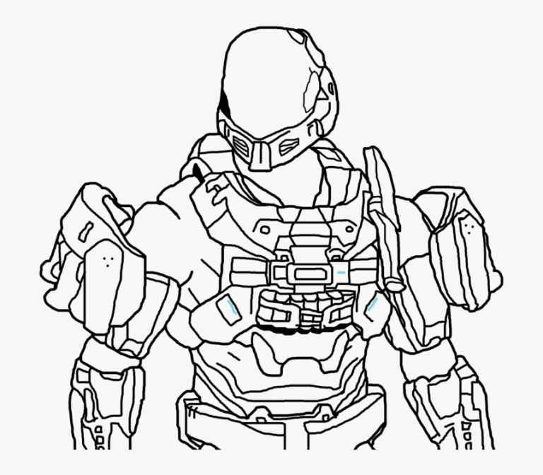 Halo Coloring Page