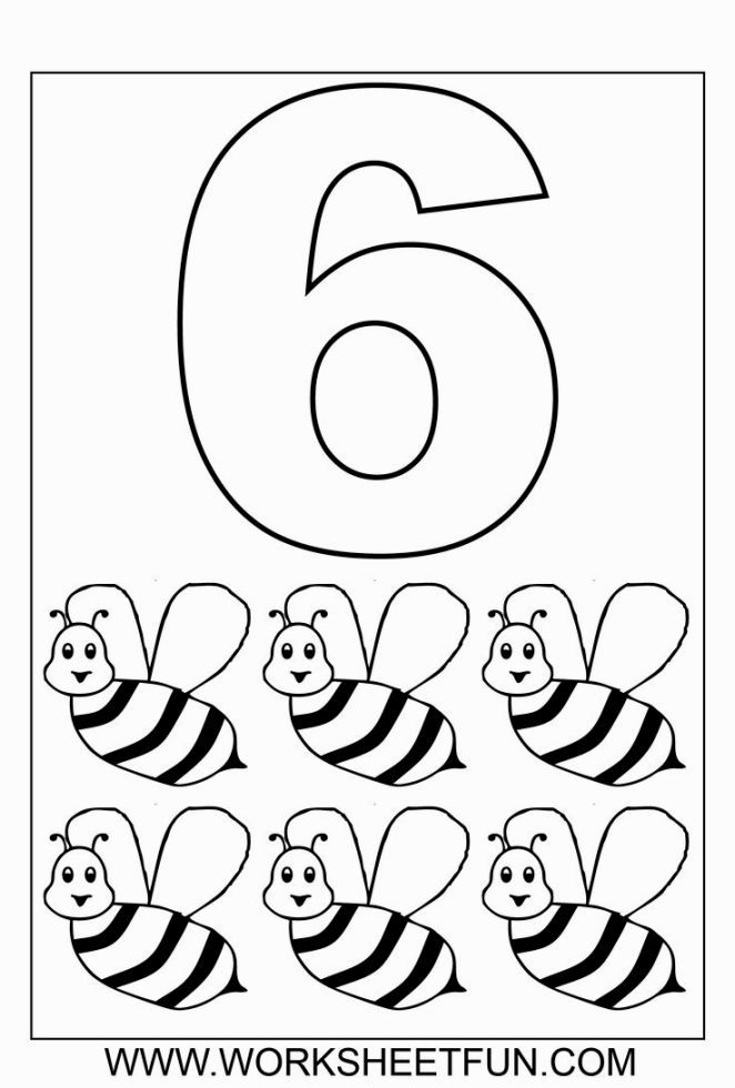 Colouring Number 1 Worksheets For Preschool