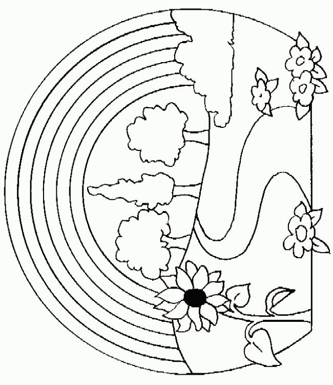 Easy Nature Coloring Pages