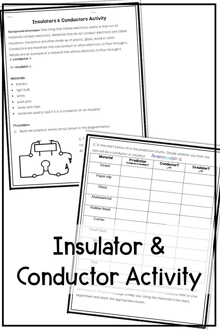 Heat Conductors And Insulators Worksheet Pdf