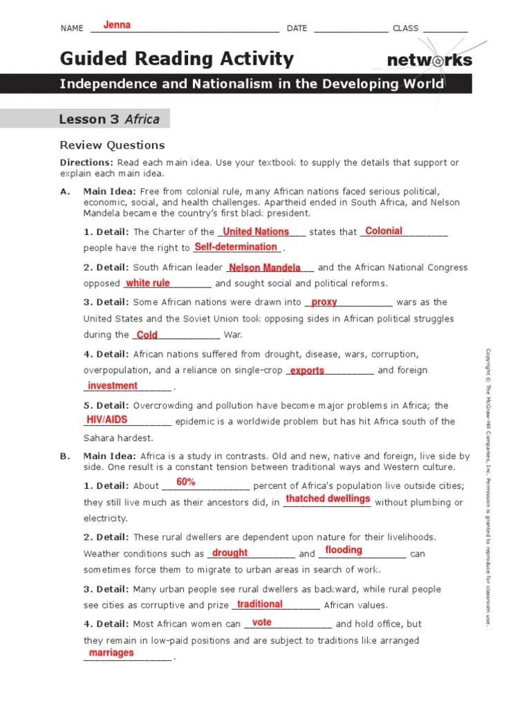 Guided Reading Activity Becoming A World Power Worksheet Answers