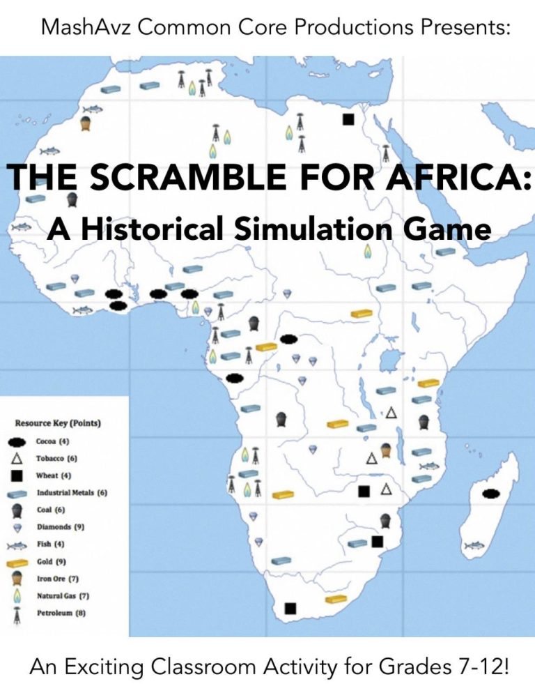 The Scramble For Africa Worksheet Answer Key