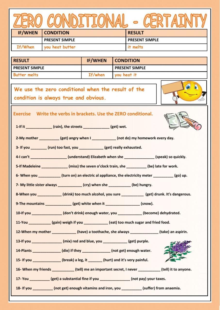 Conditionals Worksheet Pdf With Answers