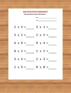 Multiplication 2nd Grade Math Worksheets Pdf Kidsworksheetfun