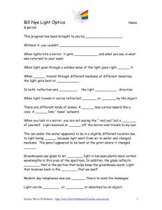 Bill Nye The Science Guy Worksheet Answers Promotiontablecovers