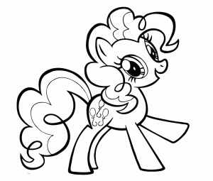 Pinkie Pie Pony Coloring Pages Coloring Home