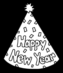 Happy New Year Coloring Page Coloring Home