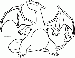 Charizard Coloring Page 01 Wecoloringpage Coloring Home