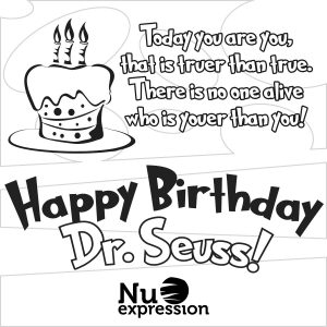 Happy Birthday Dr Seuss Coloring Pages Free allesandra92