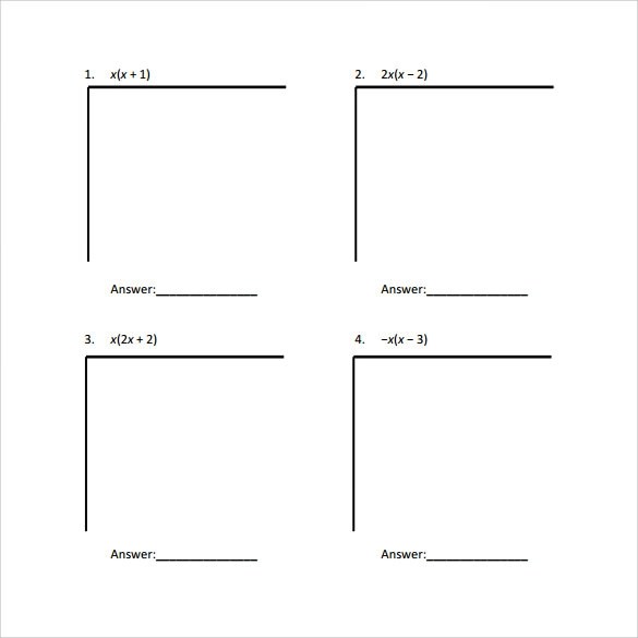 FREE 10+ Sample Algebraic Multiplication Worksheet Templates in PDF