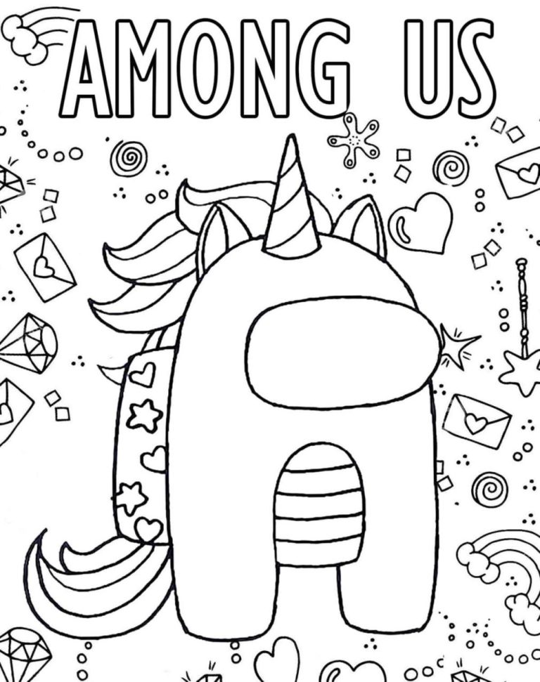 Coloring Pages Of Among Us