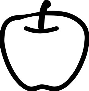 Apple Coloring Sweet Preschool Page