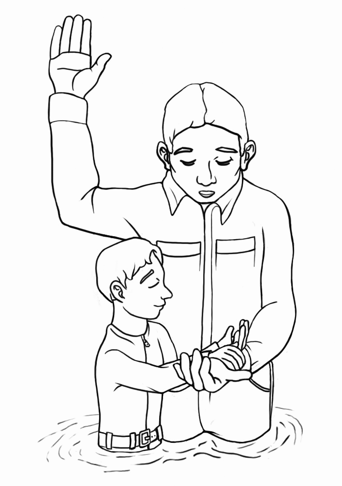 Mother Son Coloring Pages