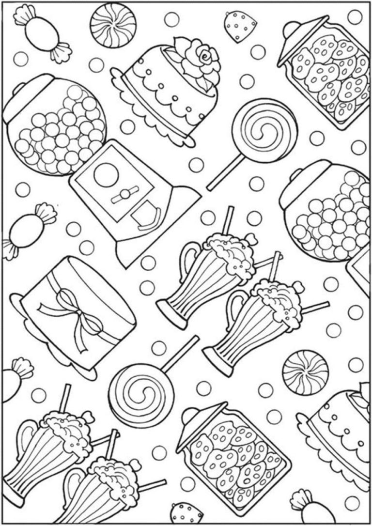 Coloring Pages Candy