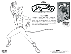 Miraculous Tales of Ladybug & Cat Noir Coloring Sheets