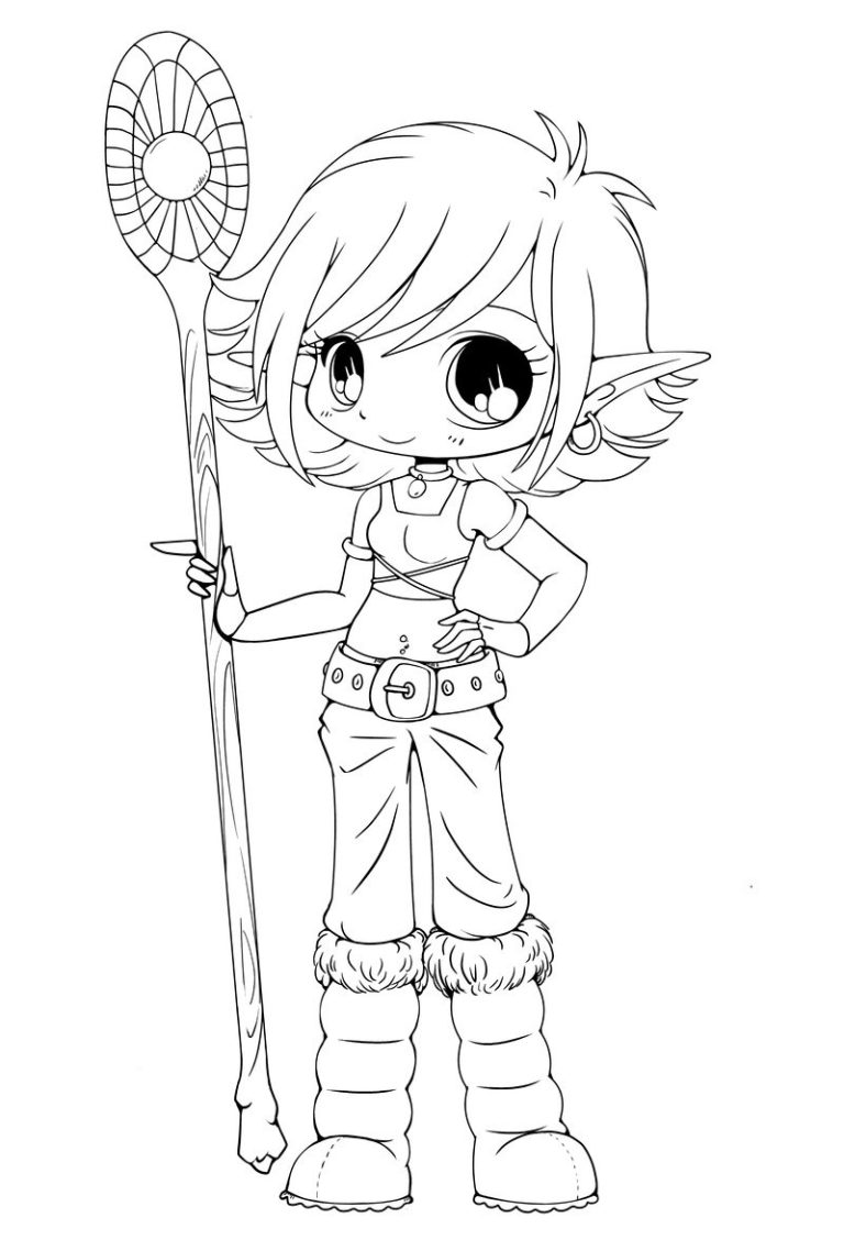 Coloring Pages Chibi