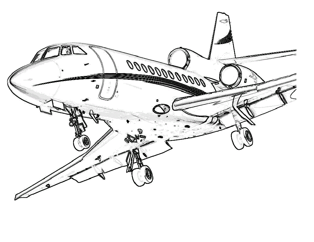 Coloring Airplane Pages