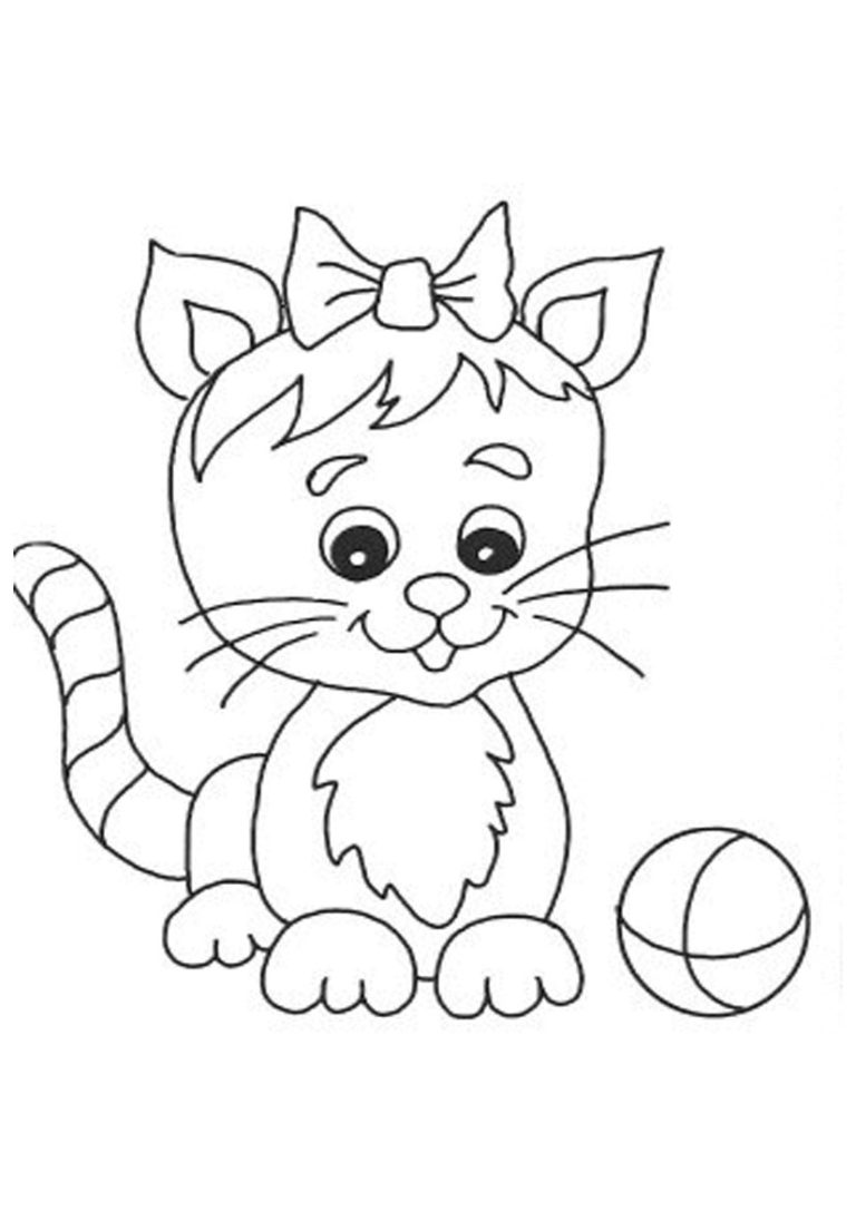 Free Printable Coloring Pages Of Cats