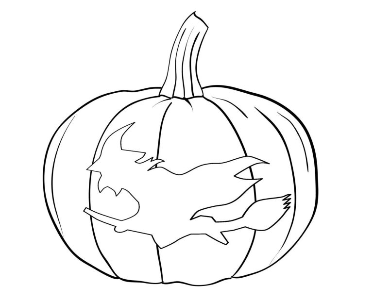 Free Pumpkin Coloring Page