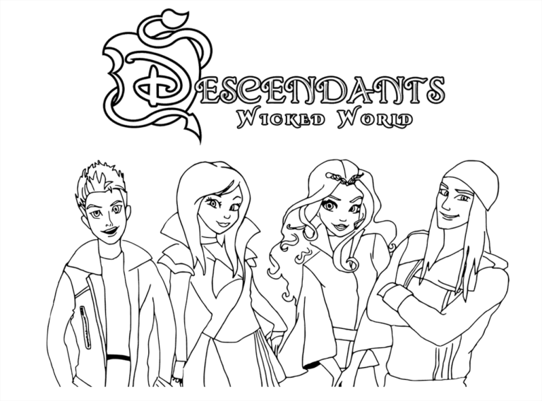 Descendents Coloring Pages