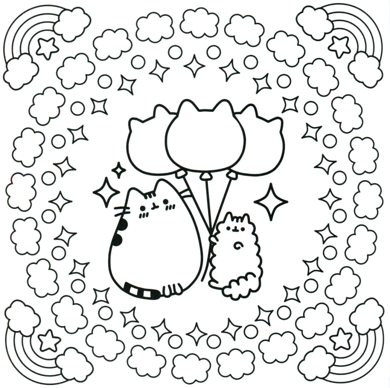 Coloring Pages Pusheen