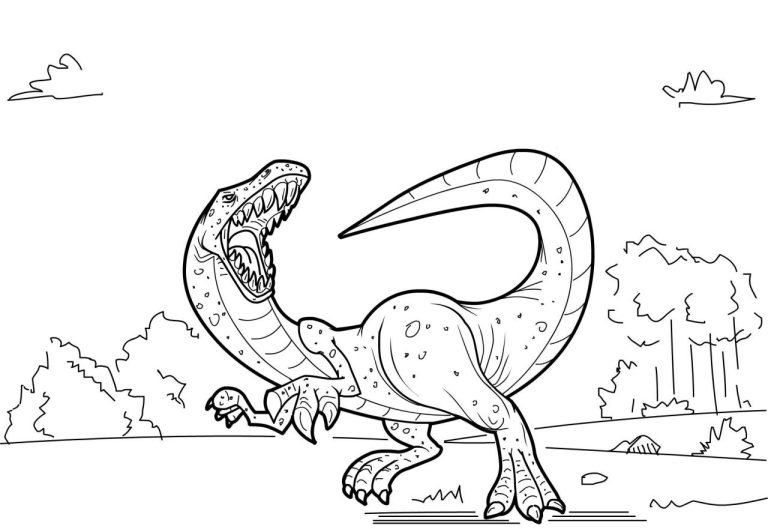 Printable Coloring Pages Of Dinosaurs