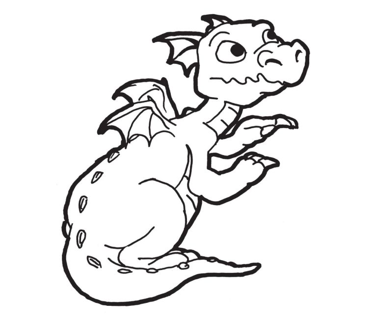 Printable Coloring Pages Dragons