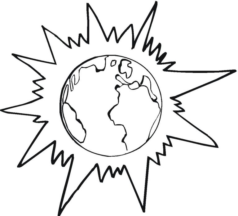 Coloring Pages Of Earth