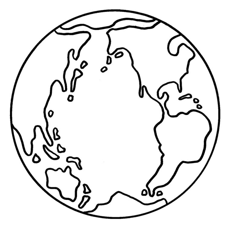 Coloring Pages Of The Earth