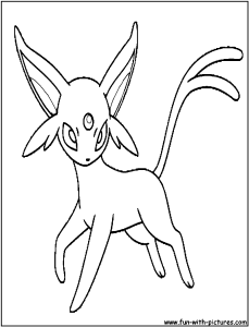 Espeon Pokemon Coloring Page, New Coloring Pages!