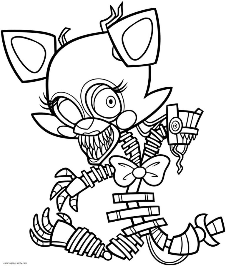 Cute Five Nights At Freddy's Coloring Pages