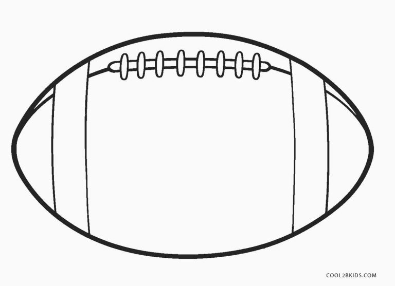 Coloring Page Of Football