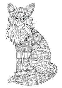 20+ Free Printable Fox Coloring Pages for Adults