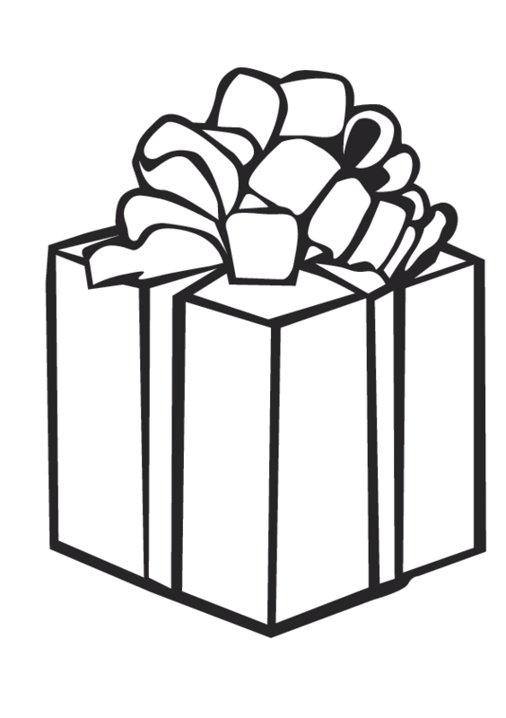 Presents Coloring Page
