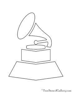 Grammy Award Stencil Free Stencil Gallery