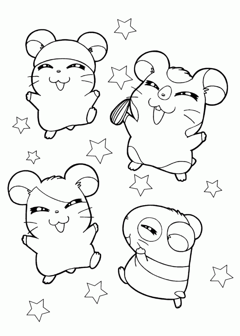 Coloring Pages Hamster