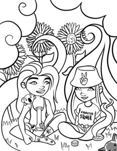 Hydrated Stoner Coloring Page Free Printable Coloring Pages for Kids