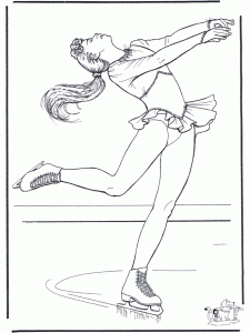 Ice Skating Coloring Pages Coloring Pages to Print