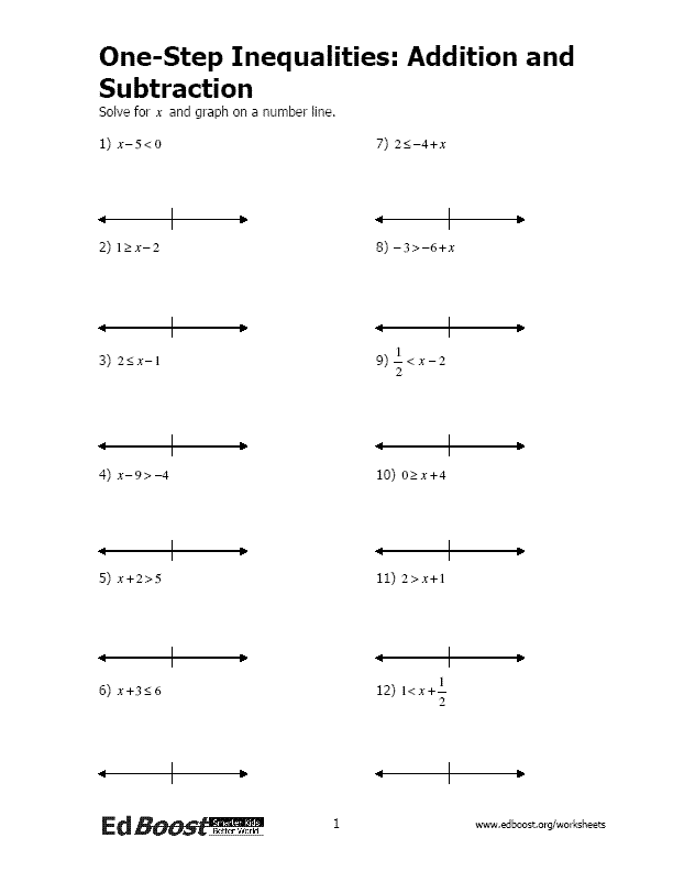 Course 2 Chapter 6 Equations And Inequalities Worksheet