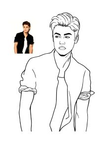 Printable Justin Bieber Coloring Pages Justins Houseapixmlrpc Free