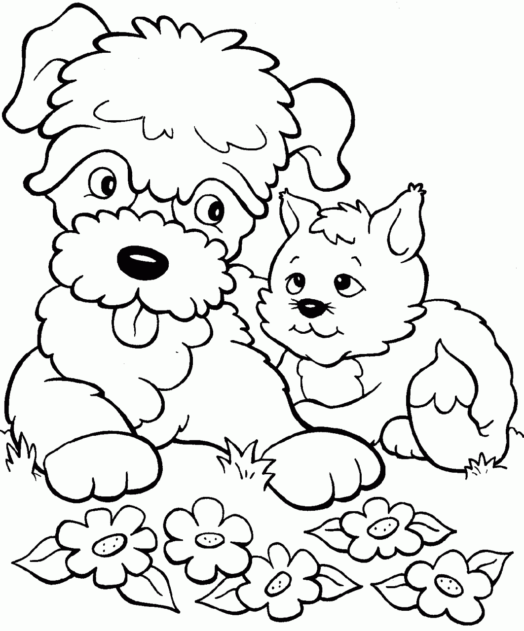 Coloring Page Kittens