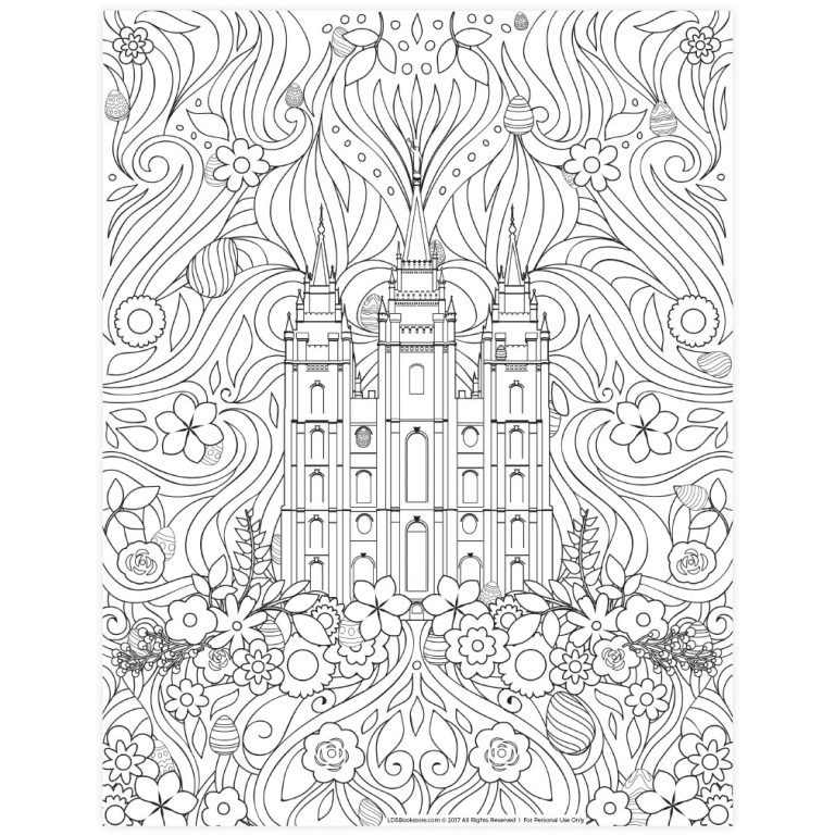 Lds Coloring Pages Easter